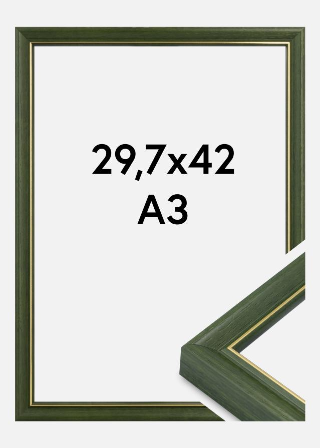 Rama Canterbury Szkło akrylowe Zielona 29,7x42 cm (A3)