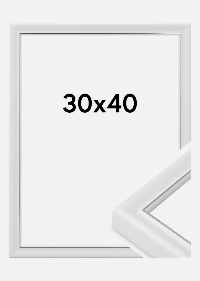 Rama Canterbury Szkło akrylowe Biały 30x40 cm