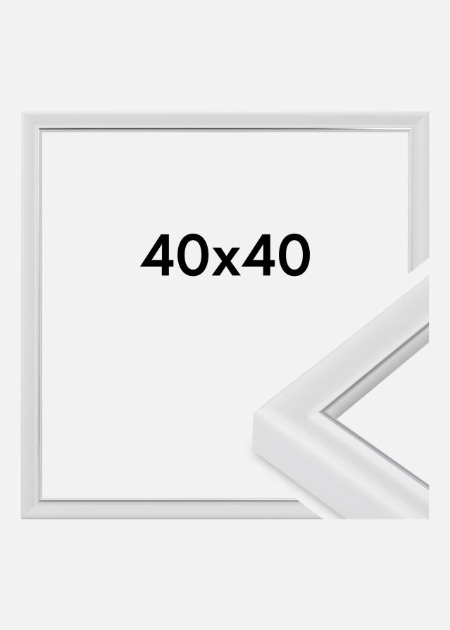 Rama Canterbury Szkło akrylowe Biały 40x40 cm