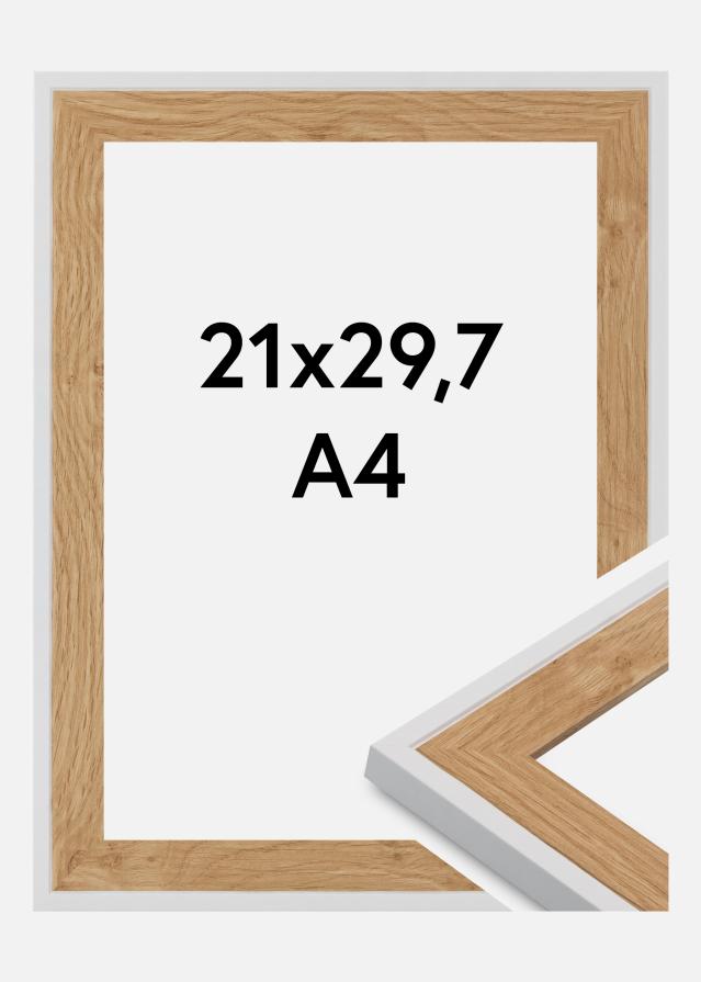 Rama Clearline Szkło akrylowe Biały 21x29,7 cm (A4)