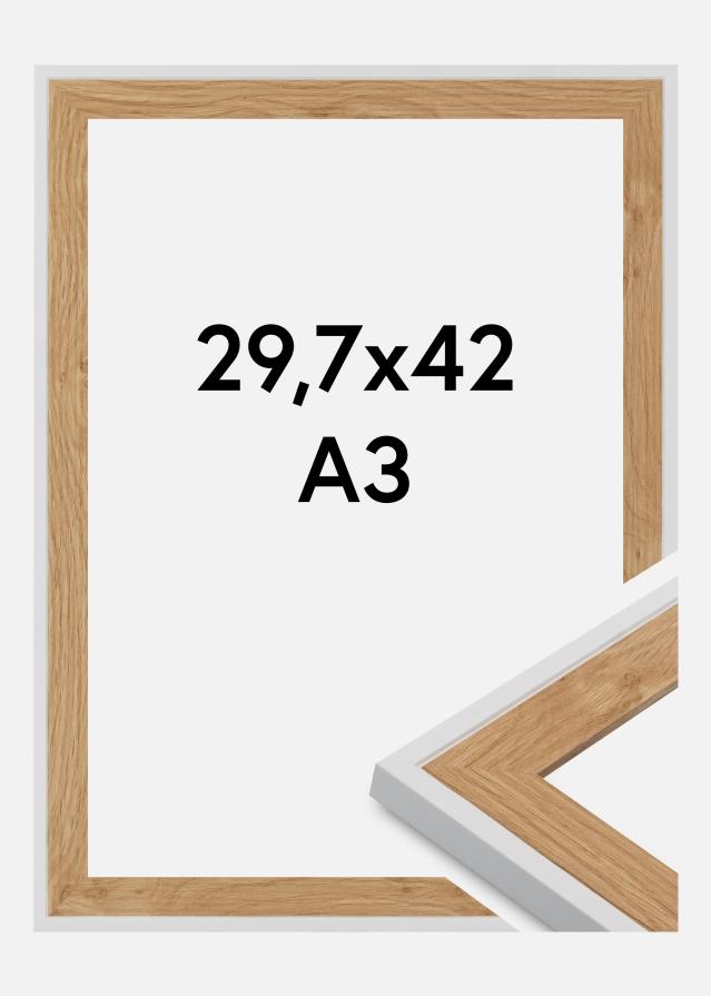 Rama Clearline Szkło akrylowe Biały 29,7x42 cm (A3)