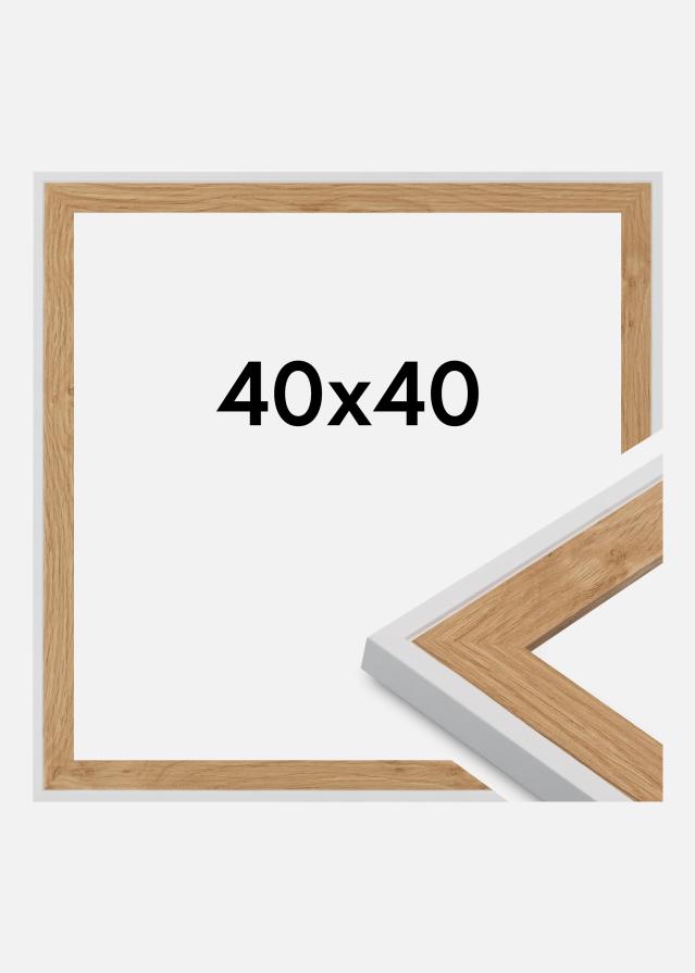 Rama Clearline Szkło akrylowe Biały 40x40 cm