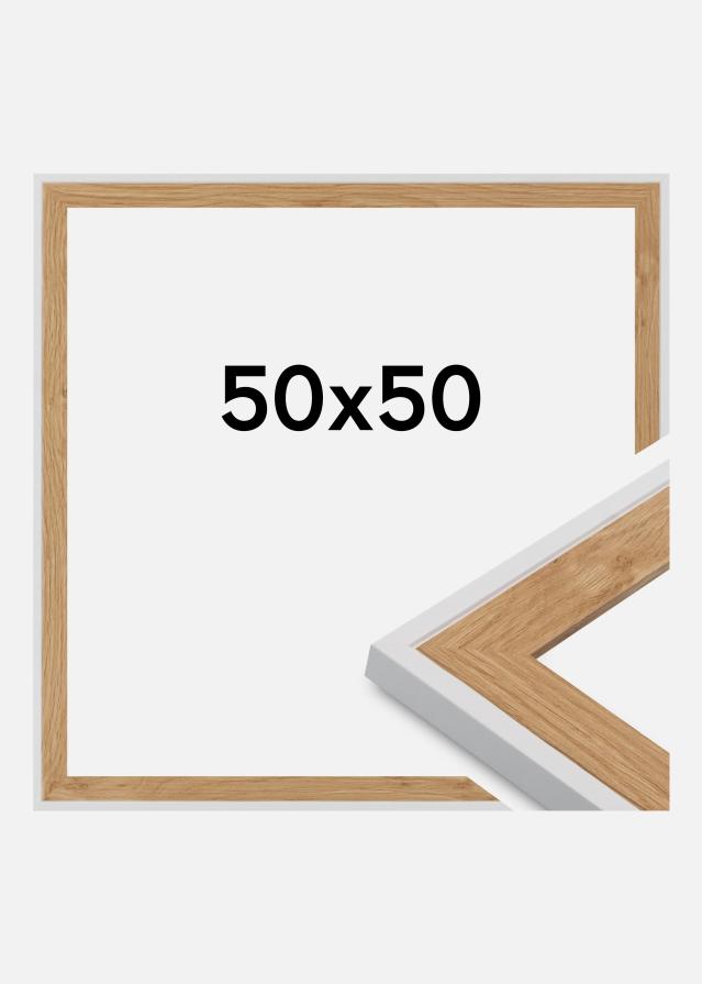 Rama Clearline Szkło akrylowe Biały 50x50 cm