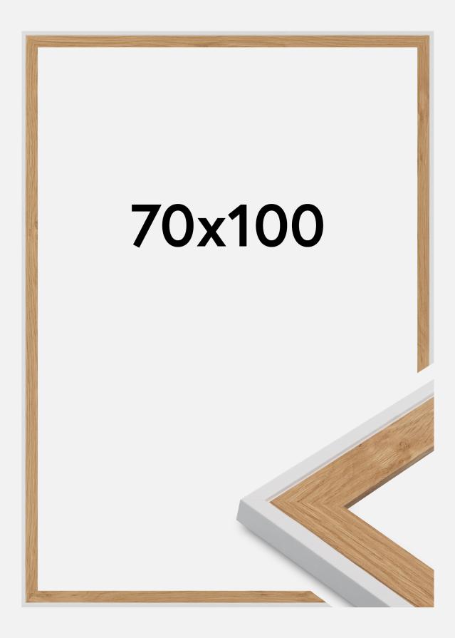 Rama Clearline Szkło akrylowe Biały 70x100 cm