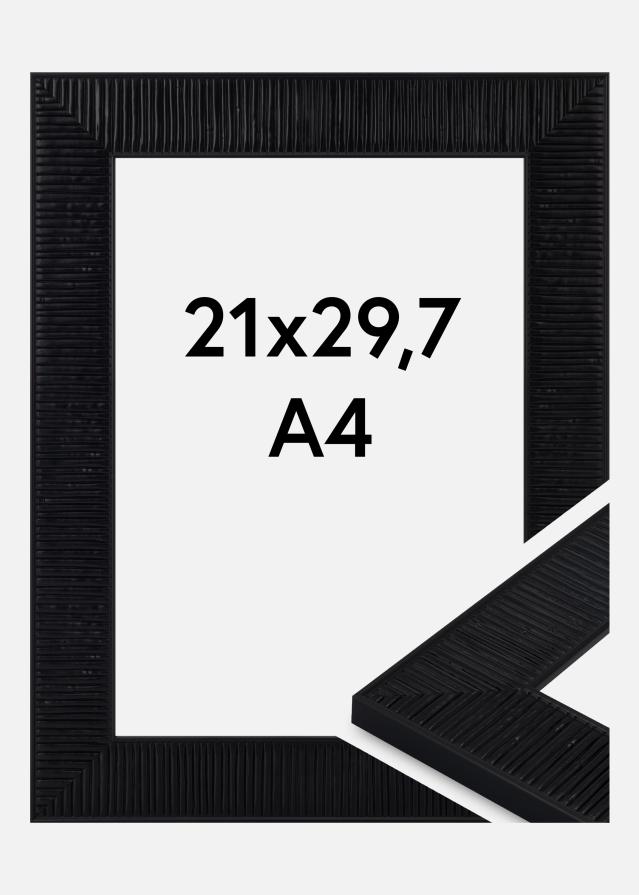 Rama Lund Szkło akrylowe Czarny 21x29,7 cm (A4)