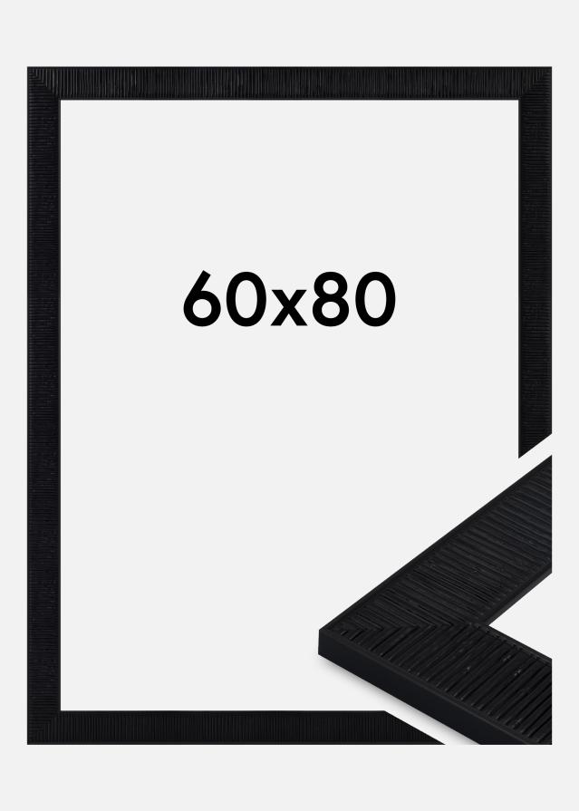 Rama Lund Szkło akrylowe Czarny 60x80 cm