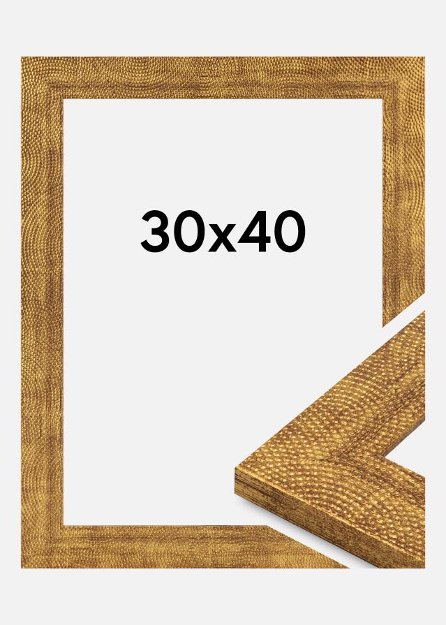 Rama Linea Szkło akrylowe Złoto 30x40 cm