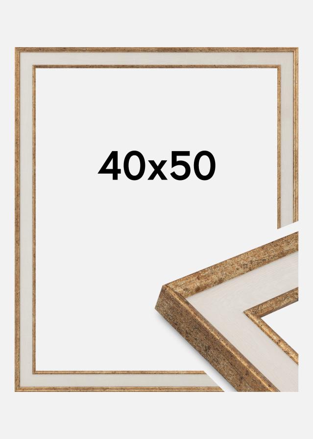 Rama Dolly Szkło akrylowe Złoto 40x50 cm