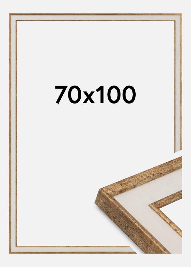 Rama Dolly Szkło akrylowe Złoto 70x100 cm