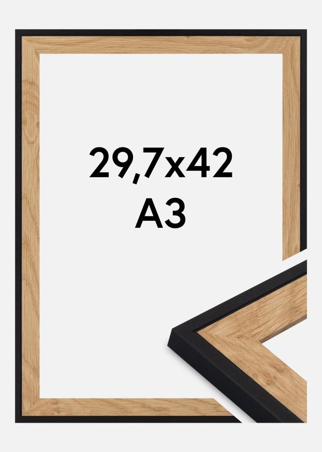 Rama Iris Szkło akrylowe Czarny 29,7x42 cm (A3)