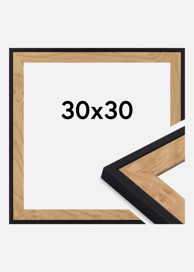 Rama Iris Szkło akrylowe Czarny 30x30 cm
