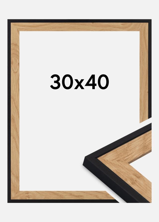Rama Iris Szkło akrylowe Czarny 30x40 cm