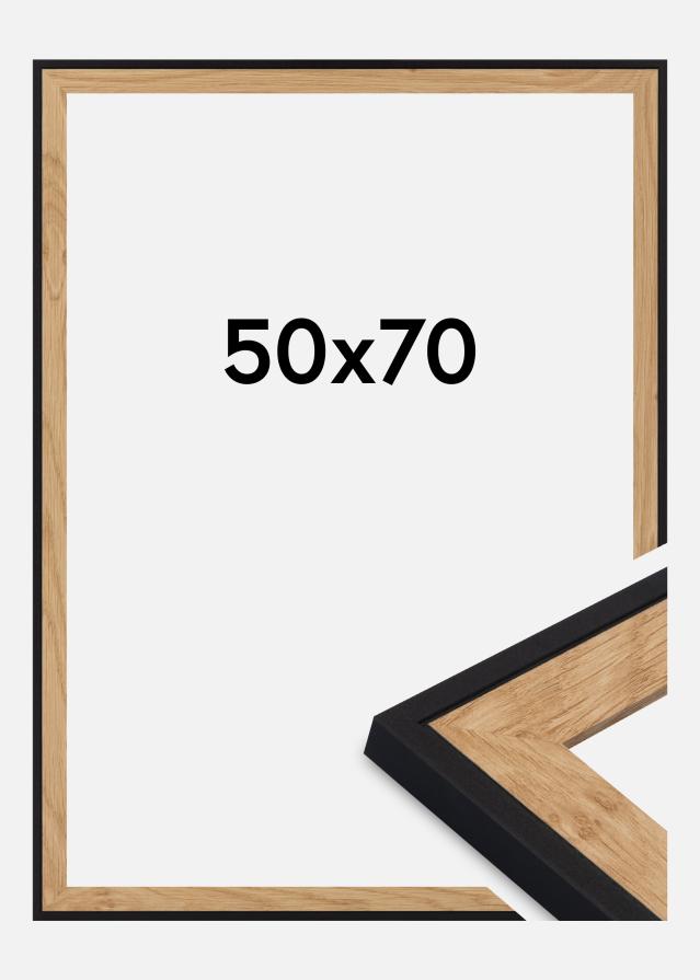 Rama Iris Szkło akrylowe Czarny 50x70 cm