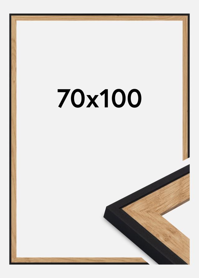 Rama Iris Szkło akrylowe Czarny 70x100 cm