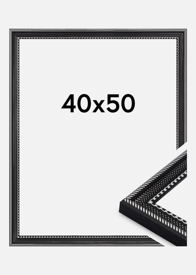 Rama Trellis Szkło akrylowe Czarny 40x50 cm