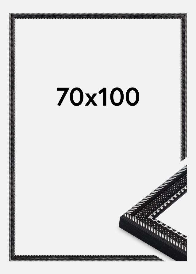 Rama Trellis Szkło akrylowe Czarny 70x100 cm