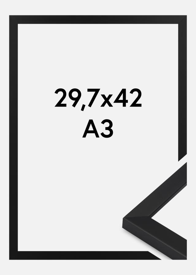 Rama Oban Szkło akrylowe Czarny 29,7x42 cm (A3)