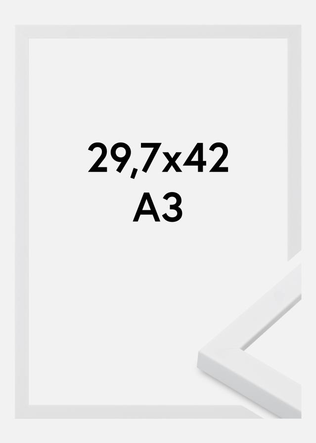 Rama Oban Szkło akrylowe Biały 29,7x42 cm (A3)