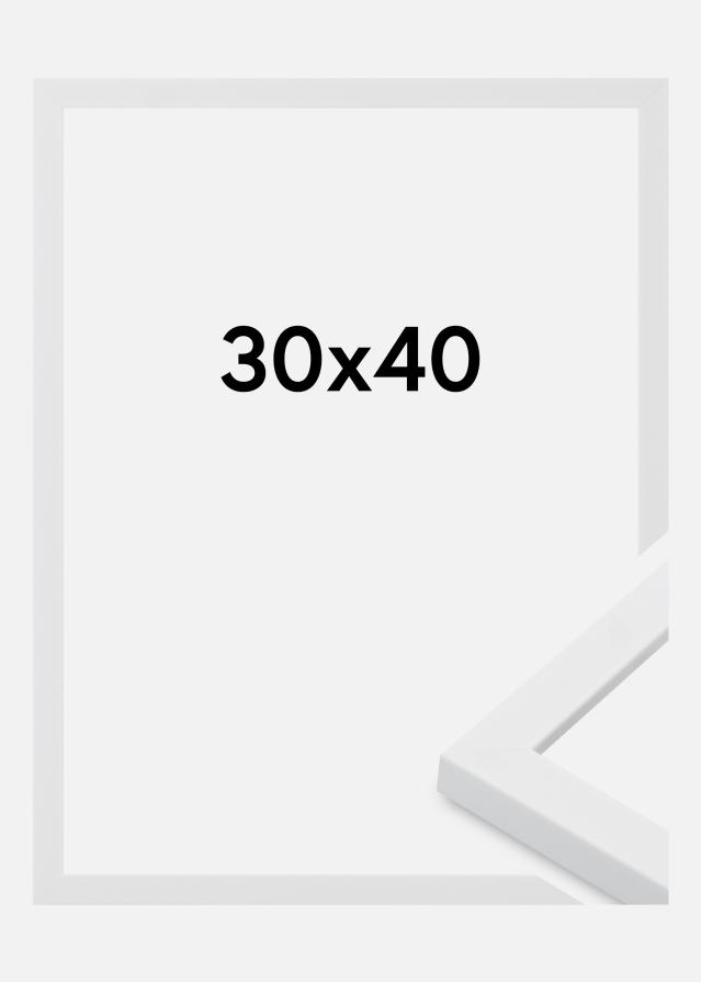 Rama Oban Szkło akrylowe Biały 30x40 cm