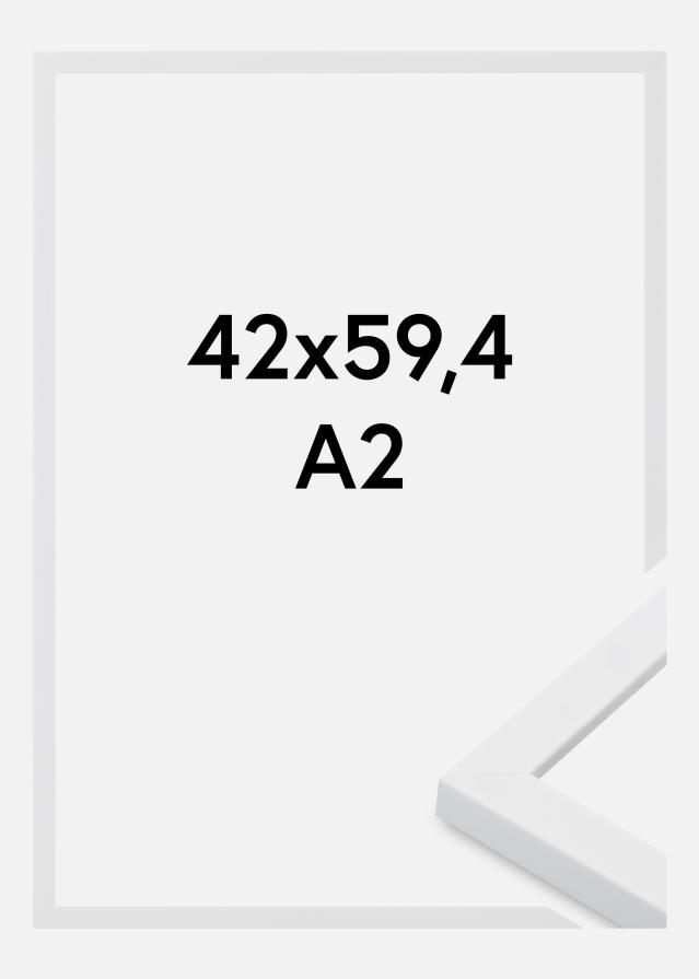 Rama Oban Szkło akrylowe Biały 42x59,4 cm (A2)