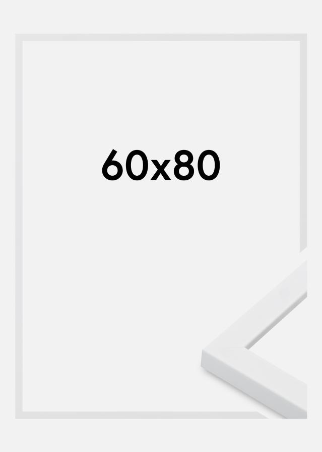 Rama Oban Szkło akrylowe Biały 60x80 cm
