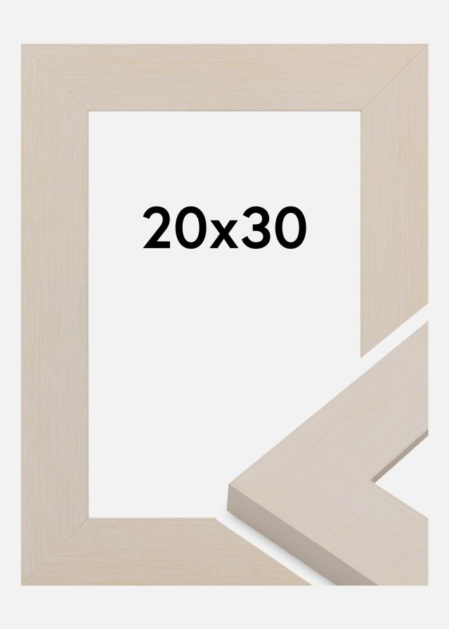 Rama Pembrokeshire Szkło akrylowe Biały 20x30 cm