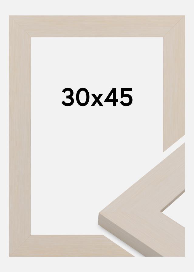 Rama Pembrokeshire Szkło akrylowe Biały 30x45 cm