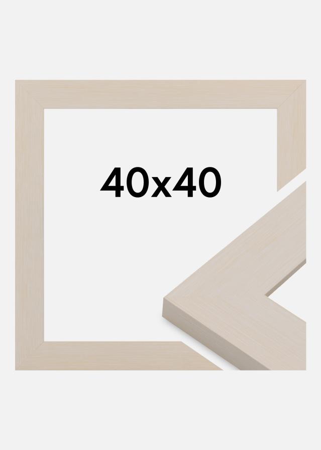 Rama Pembrokeshire Szkło akrylowe Biały 40x40 cm