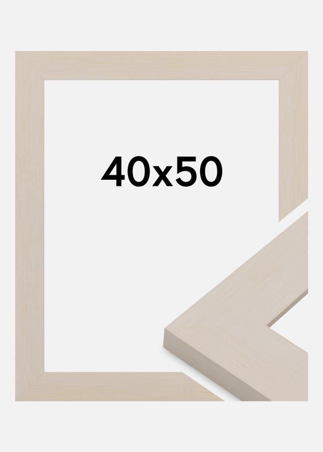 Rama Pembrokeshire Szkło akrylowe Biały 40x50 cm
