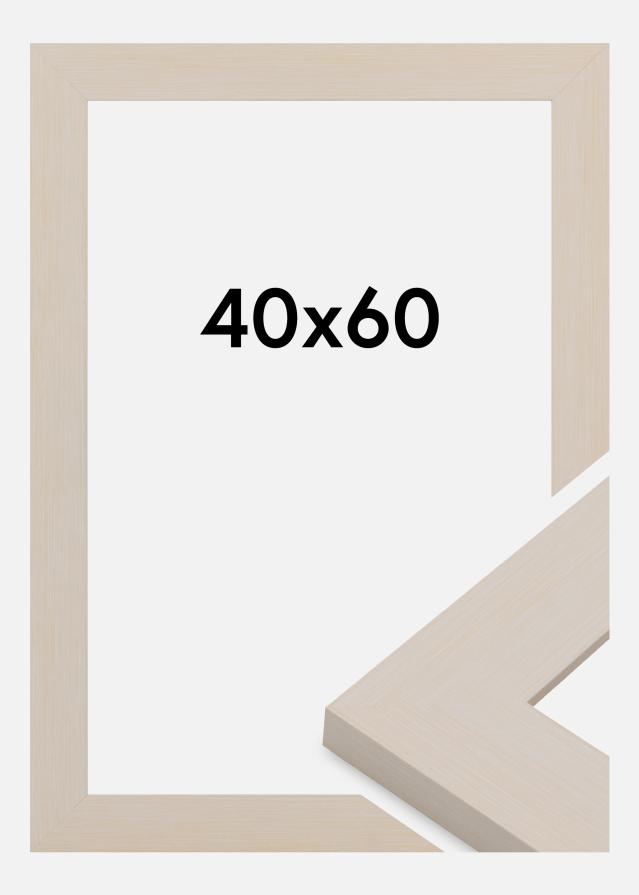 Rama Pembrokeshire Szkło akrylowe Biały 40x60 cm