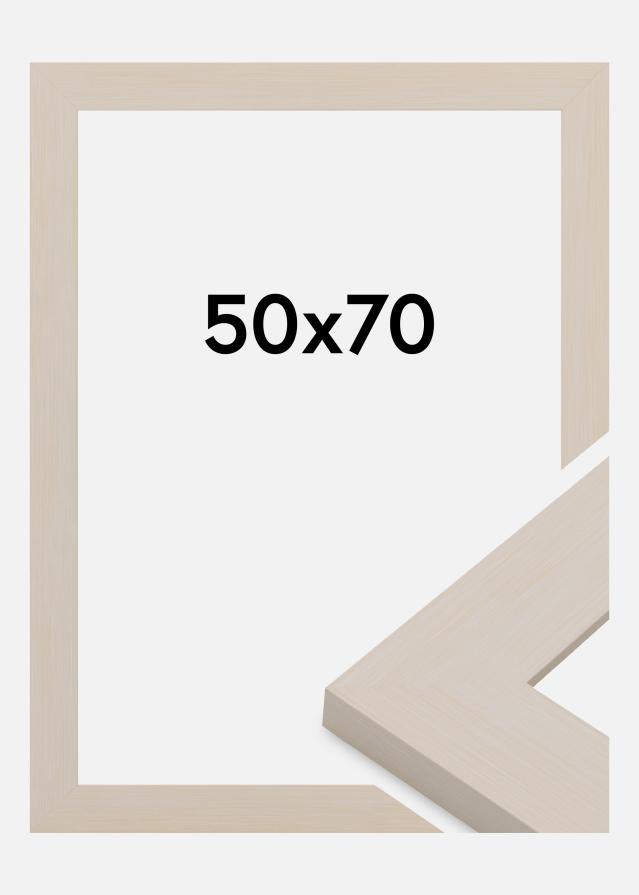 Rama Pembrokeshire Szkło akrylowe Biały 50x70 cm