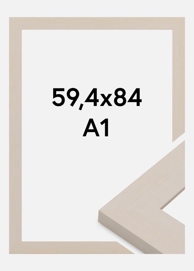 Rama Pembrokeshire Szkło akrylowe Biały 59,4x84,1 cm (A1)