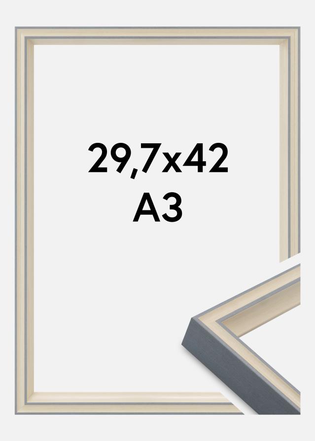 Rama Riga Szkło akrylowe Szara 29,7x42 cm (A3)