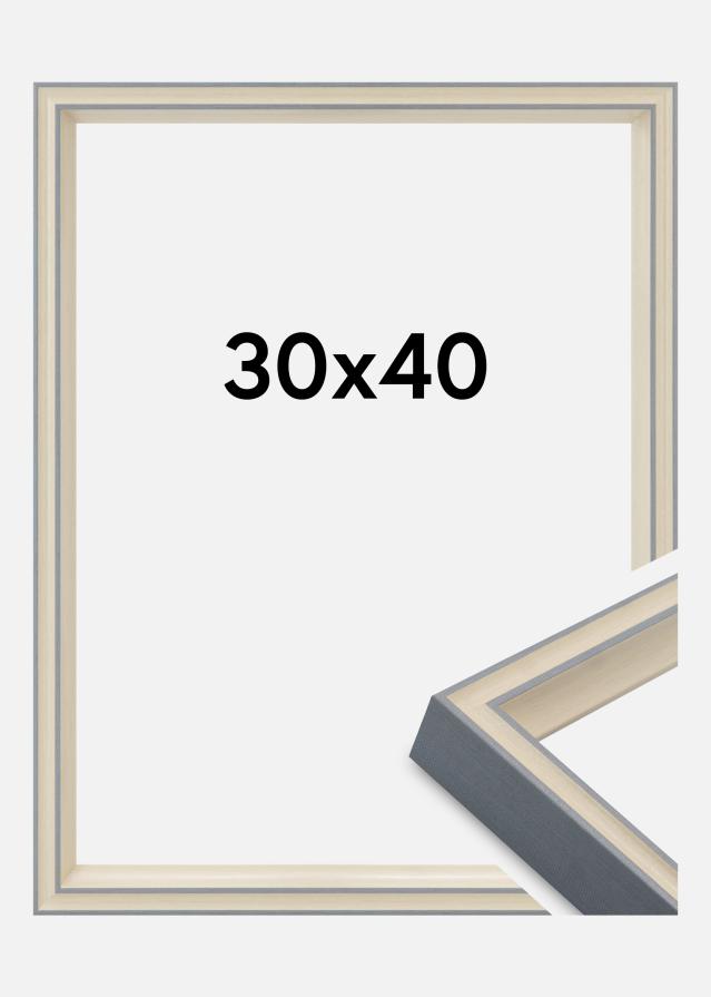 Rama Riga Szkło akrylowe Szara 30x40 cm