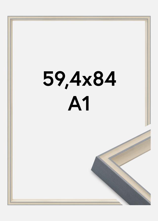 Rama Riga Szkło akrylowe Szara 59,4x84 cm (A1)