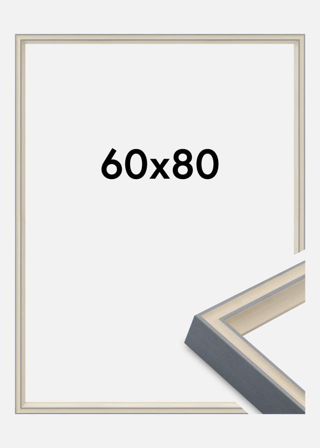 Rama Riga Szkło akrylowe Szara 60x80 cm