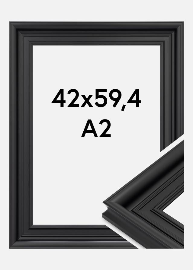 Rama Scarborough Szkło akrylowe Czarny 42x59,4 cm (A2)