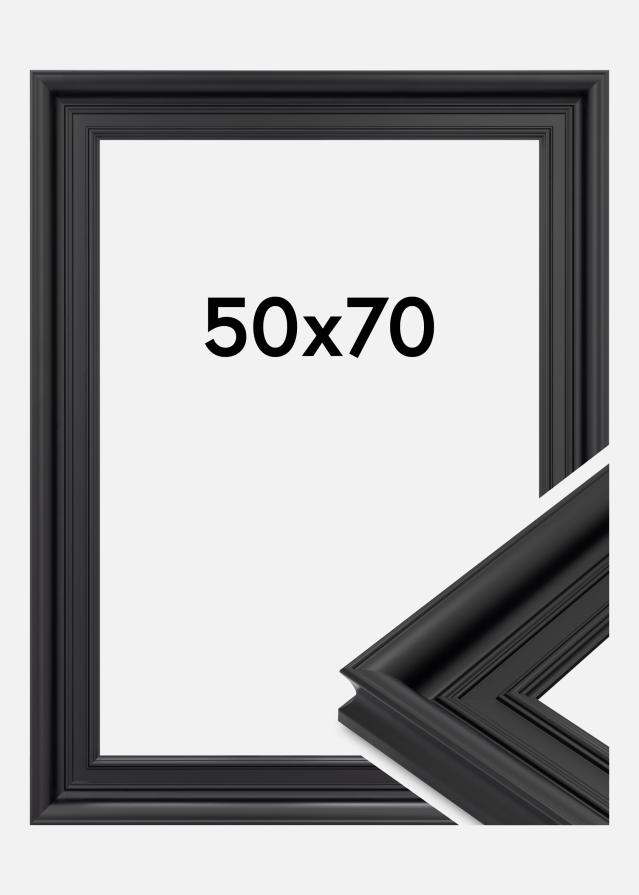 Rama Scarborough Szkło akrylowe Czarny 50x70 cm