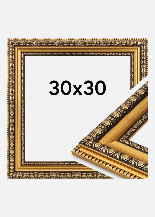 Rama Ornato Szkło akrylowe Złoto 30x30 cm