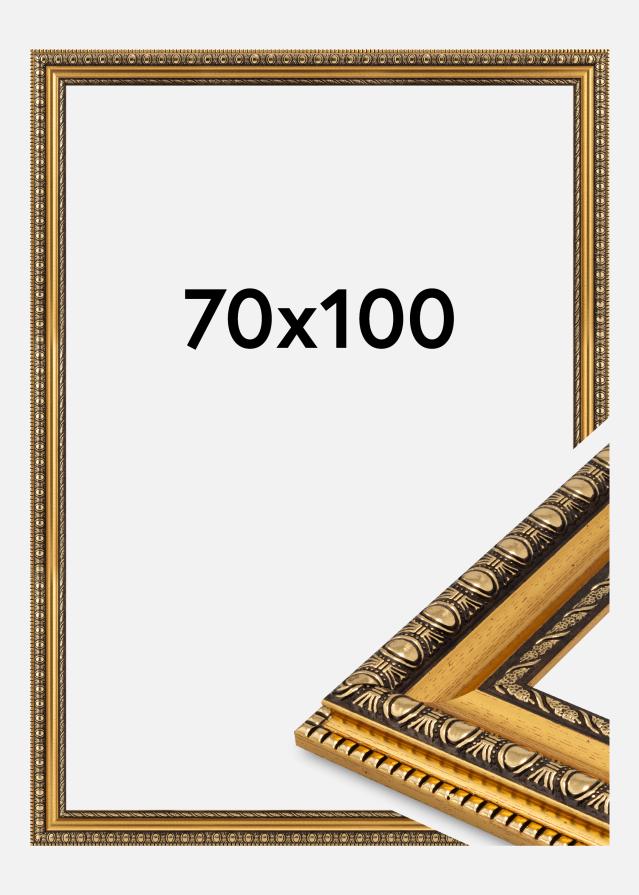 Rama Ornato Szkło akrylowe Złoto 70x100 cm