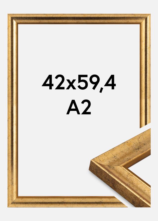 Rama Conca Szkło akrylowe Złoto 42x59,4 cm (A2)
