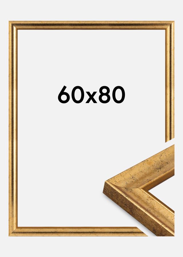 Rama Conca Szkło akrylowe Złoto 60x80 cm