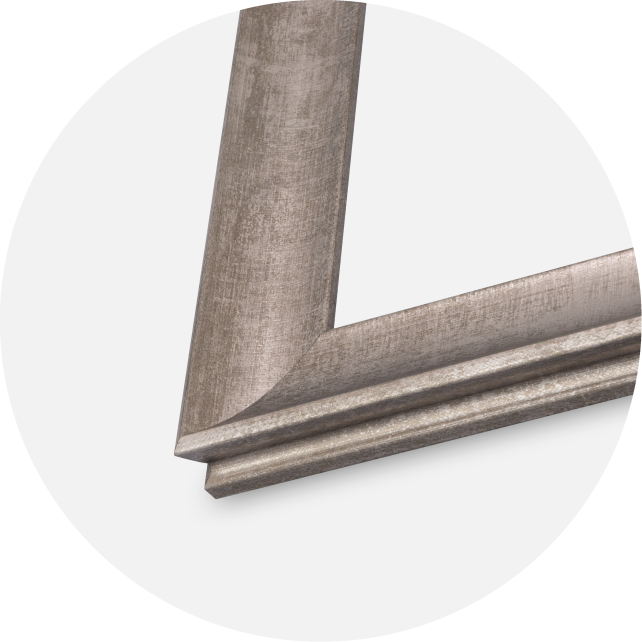 Rama Conca Szkło akrylowe Srebrna 59,4x84 cm (A1)