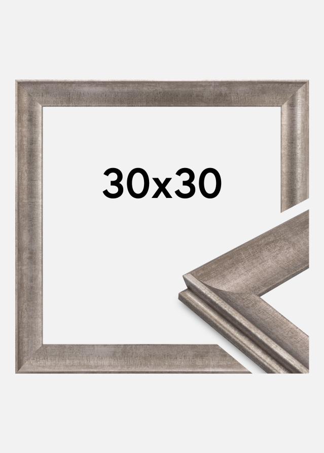 Rama Conca Szkło akrylowe Srebrna 30x30 cm
