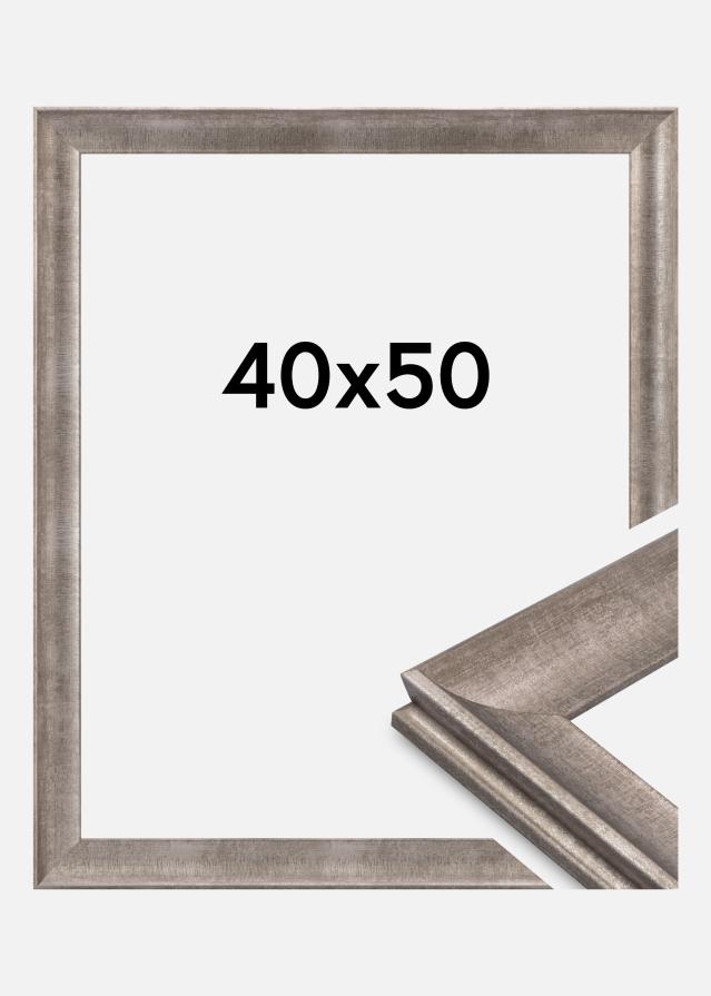 Rama Conca Szkło akrylowe Srebrna 40x50 cm