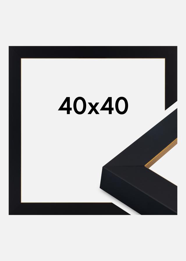 Rama Sussex Szkło akrylowe Czarny/Złoty 40x40 cm