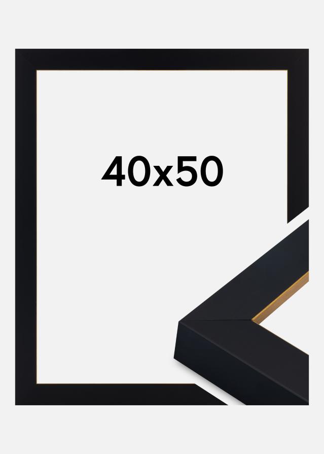 Rama Sussex Szkło akrylowe Czarny/Złoty 40x50 cm