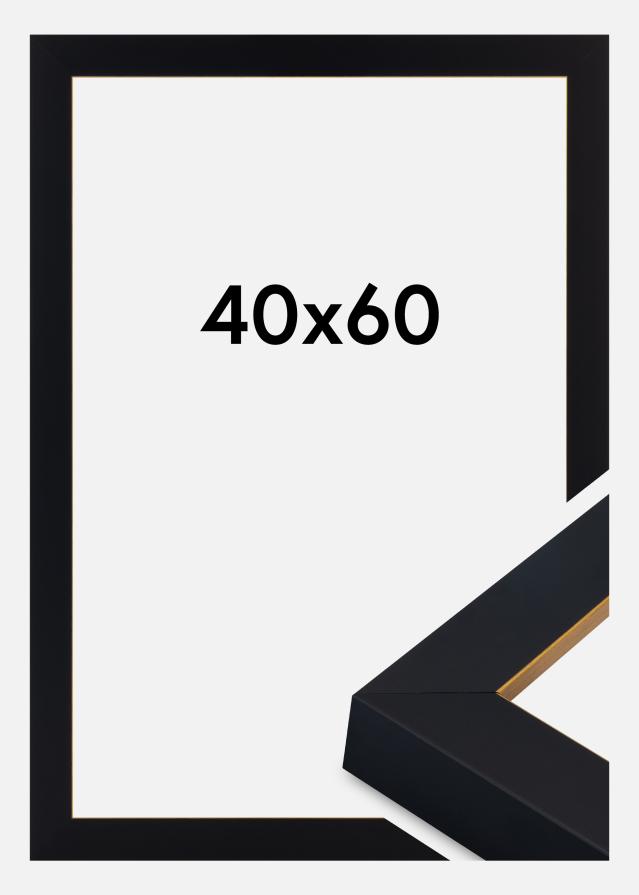 Rama Sussex Szkło akrylowe Czarny/Złoty 40x60 cm