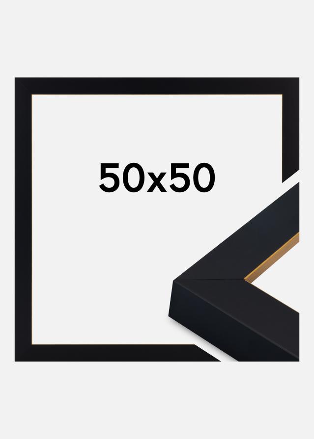 Rama Sussex Szkło akrylowe Czarny/Złoty 50x50 cm