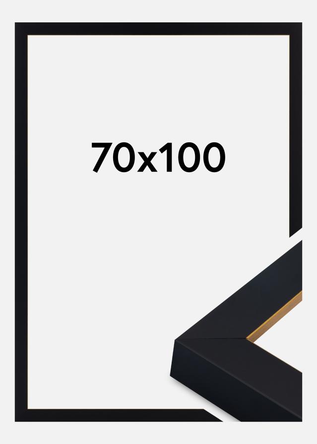 Rama Sussex Szkło akrylowe Czarny/Złoty 70x100 cm